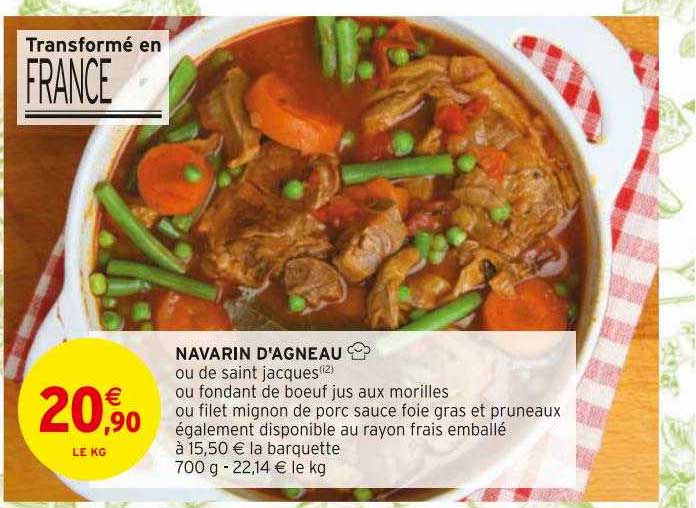 navarin d'agneau