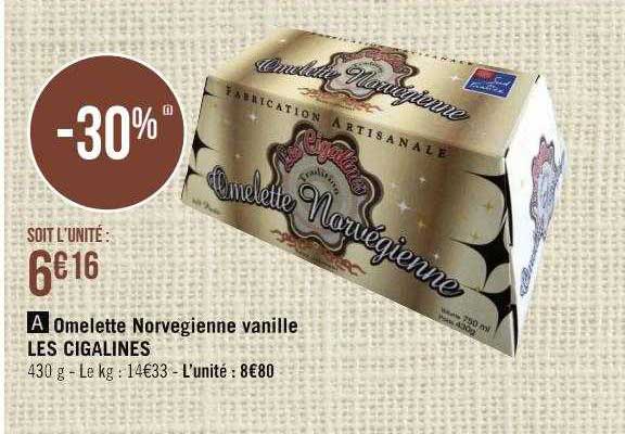 omelette norvegienne vanille les cigalines