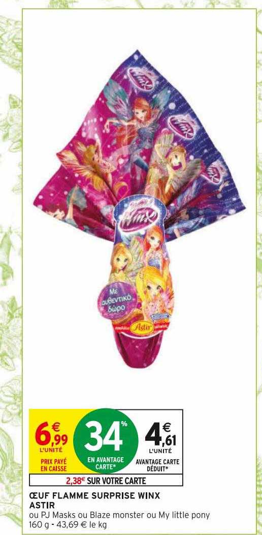 œuf Flamme Surprise Winx Astir