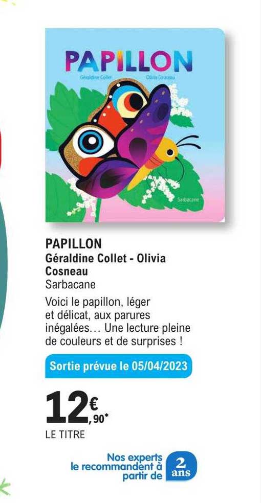 papillon géraldine collet - olivia cosneau