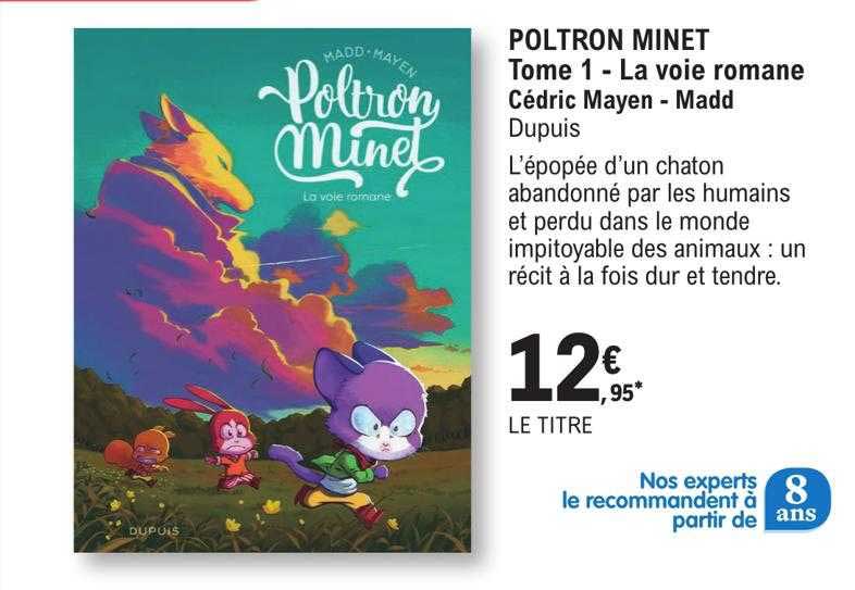 poltron minet tome 1 - la voie romane - cédric mayen - madd
