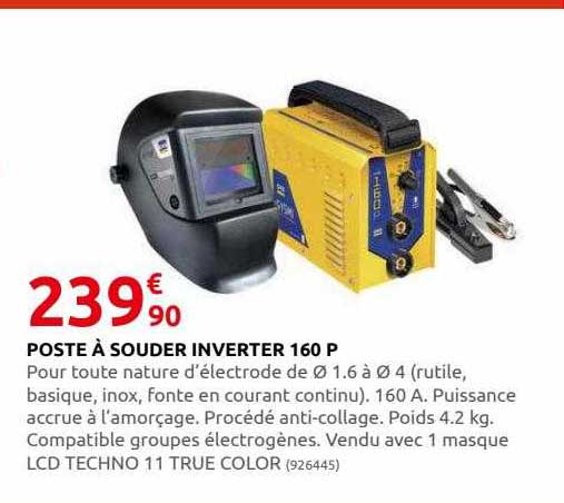 poste à souder inverter 160 p
