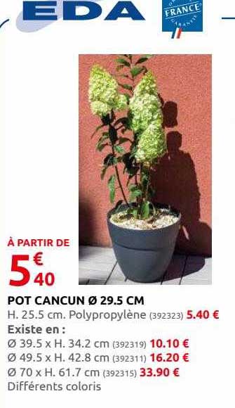pot cancun ø 29.5 cm eda