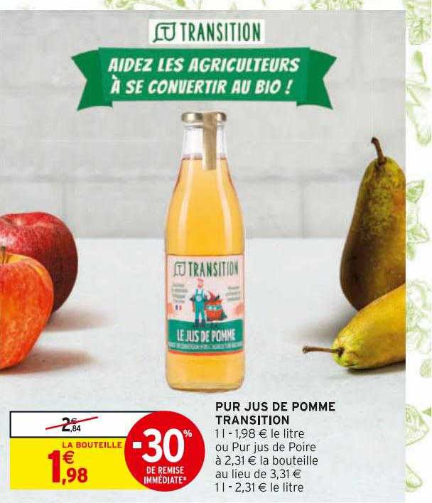 pur jus de pomme transition