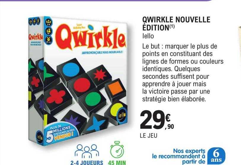 qwirkle nouvelle édition iello