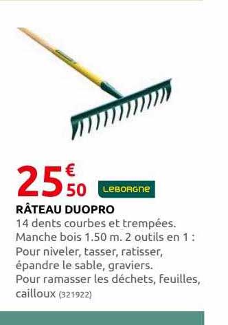 râteau duopro leborgne