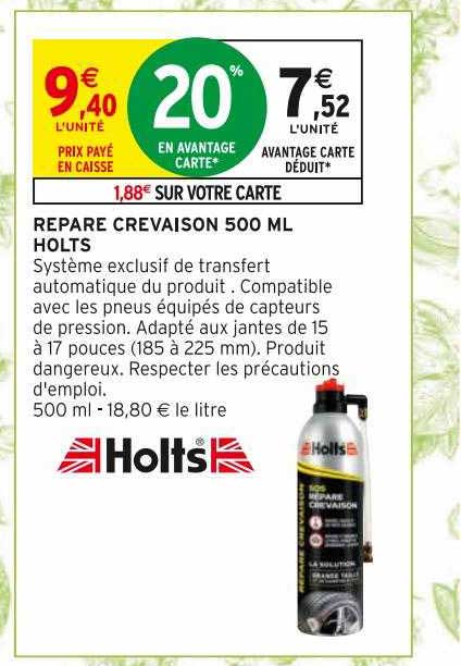 Répare Crevaison 500ml Holts