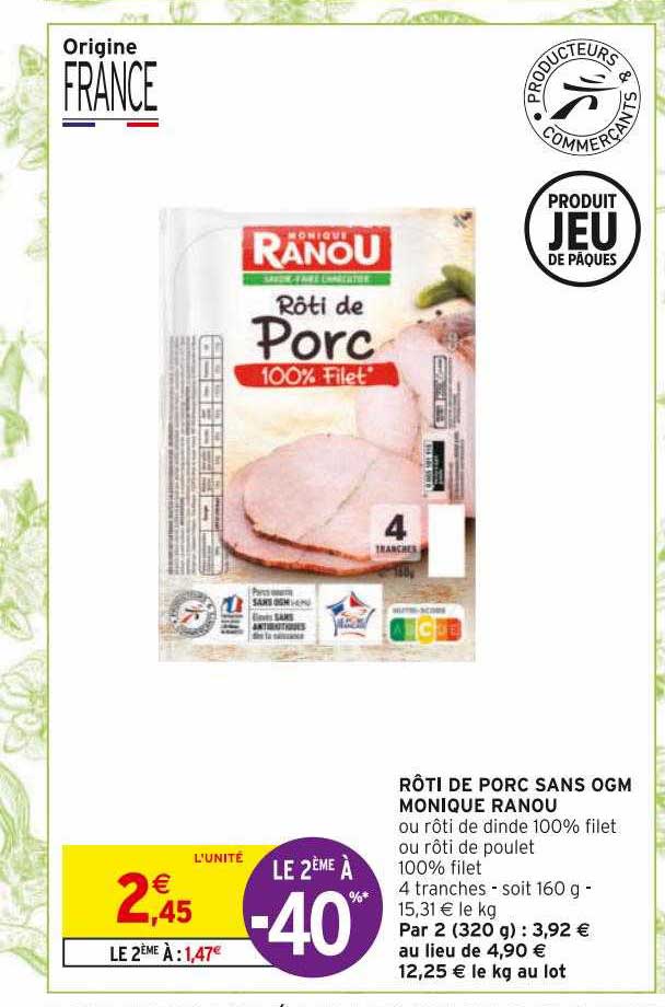 rôti de porc sans ogp monique ranou
