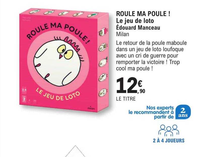 roule ma poule ! le jeu de loto - édouard manceau