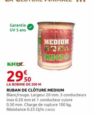 ruban de clôture medium kidoz