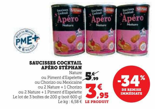 Saucisses Cocktail Apéro Stéphan