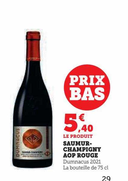 saumur-champigny aop rouge