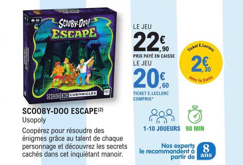 scooby-doo escape