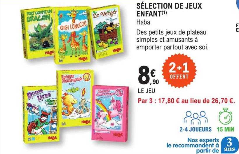 sélection de jeux enfant haba