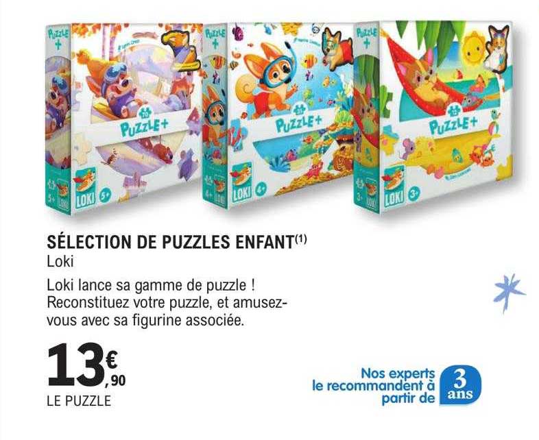 sélection de puzzles enfant loki