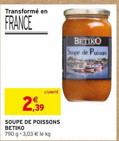 Soupe De Poissons Betiko
