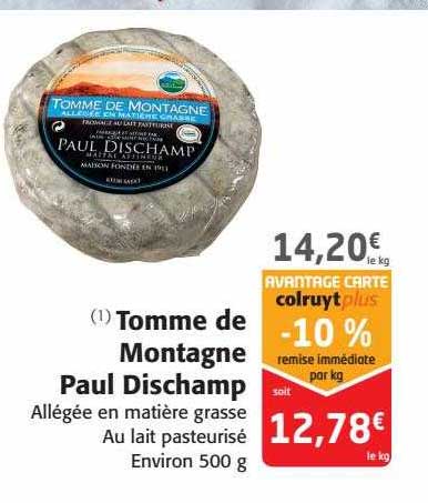 tomme de montagne paul dischamp