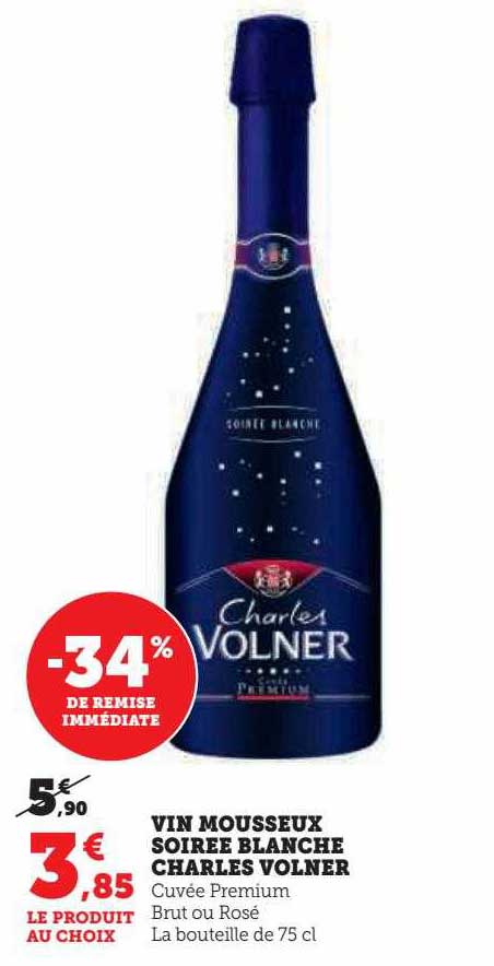 vin mousseux soirée blanche charles volner