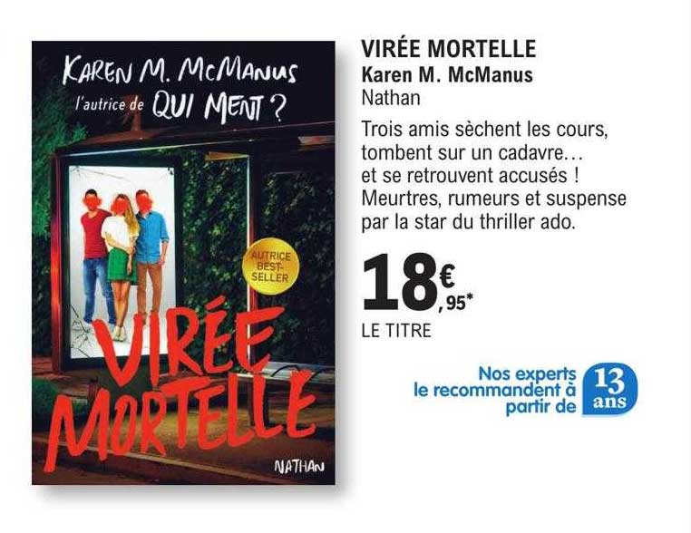 virée mortelle - karen m. mc manus