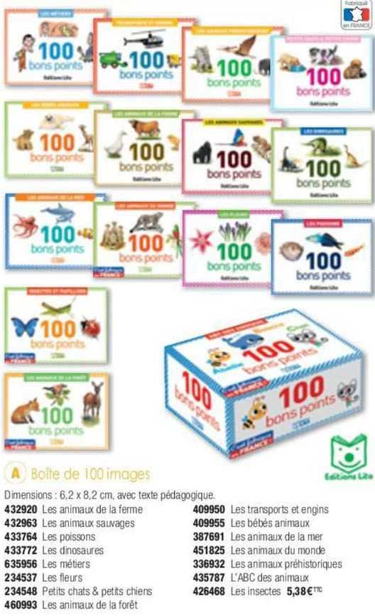 boîte de 100 images