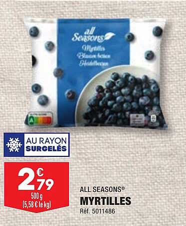 all seasons myrtilles
