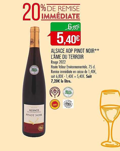 alsace aop pinot noir l'âme du terroir