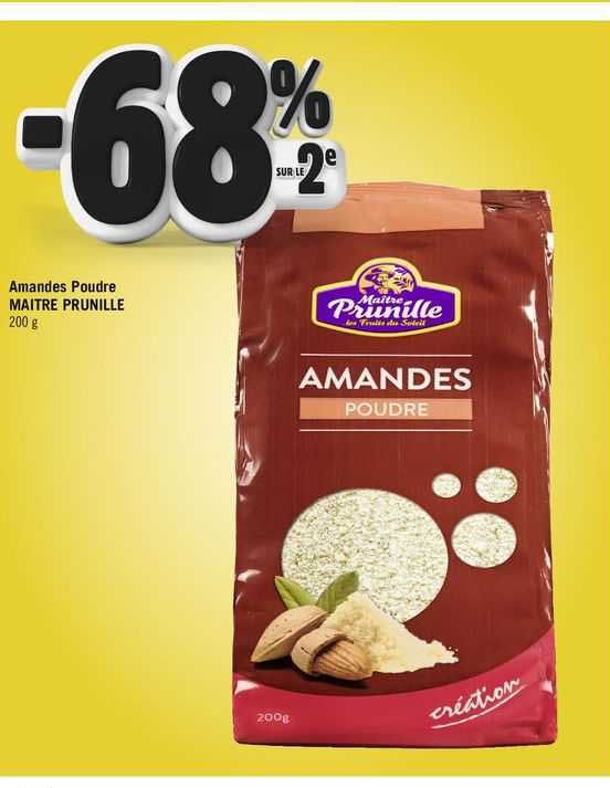 amandes poudre maître prunille