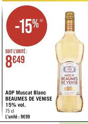 aop muscat blanc beaumes de venise