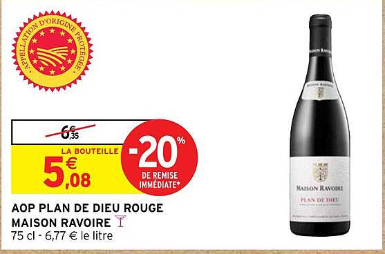 aop plan de dieu rouge maison ravoire