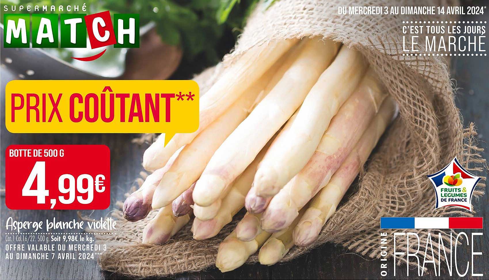 asperge blanche violette