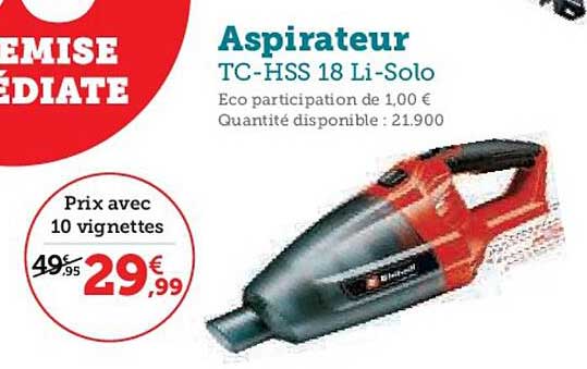 aspirateur tc-hss 18 li-solo