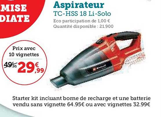aspirateur tc-hss 18 li-solo