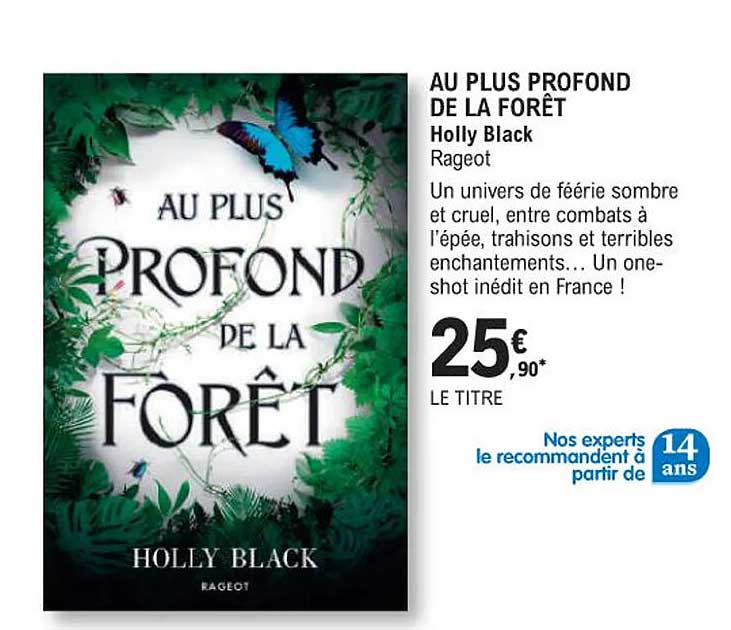au plus profond de la forêt holly black rageot