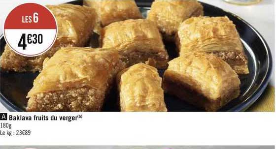 Baklava Fruits Du Verger