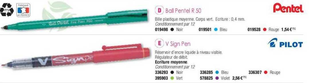 Ball Pentel R 50 V Sign Pen Pilot