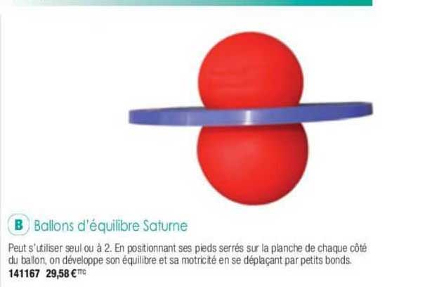 ballons d'équilibre saturne