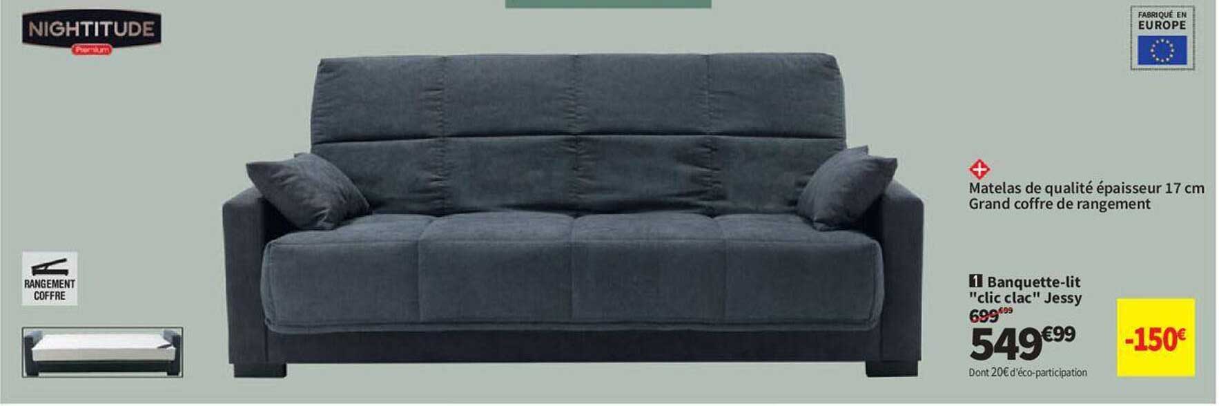 banquette-lit "clic clac" jessy nightitude