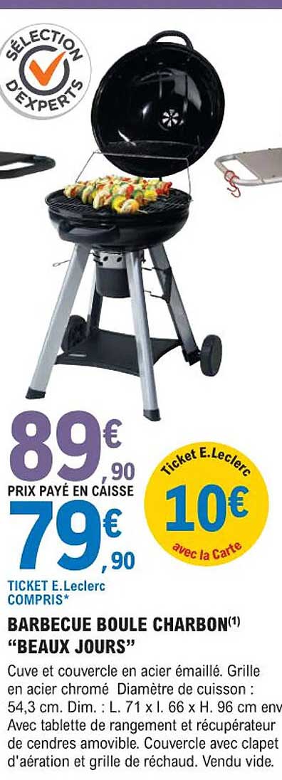 barbecue boule charbon "beaux jours"