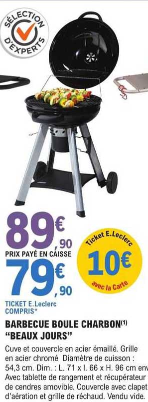 barbecue boule charbon "beaux jours"