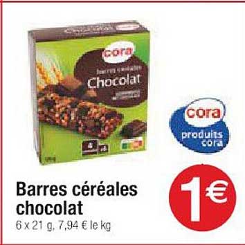 Barres Céréales Chocolat