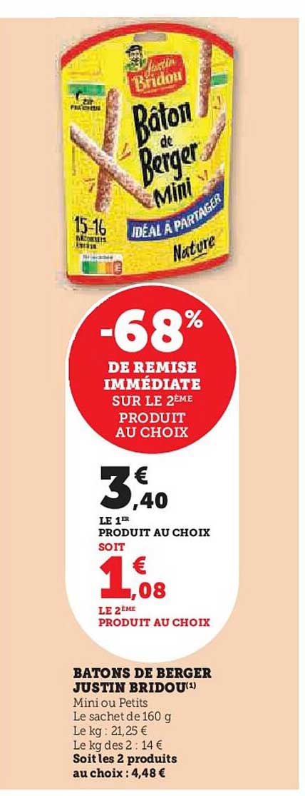 batons de berger justin bridou