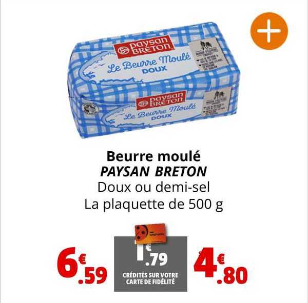 beurre moulé paysan breton