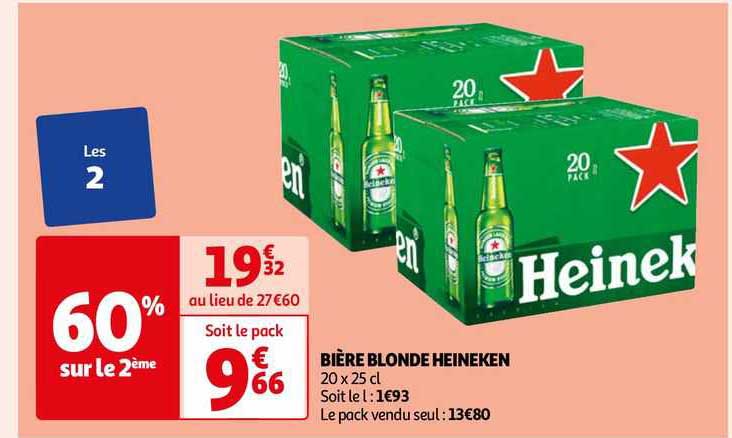 Bière Blonde Heineken