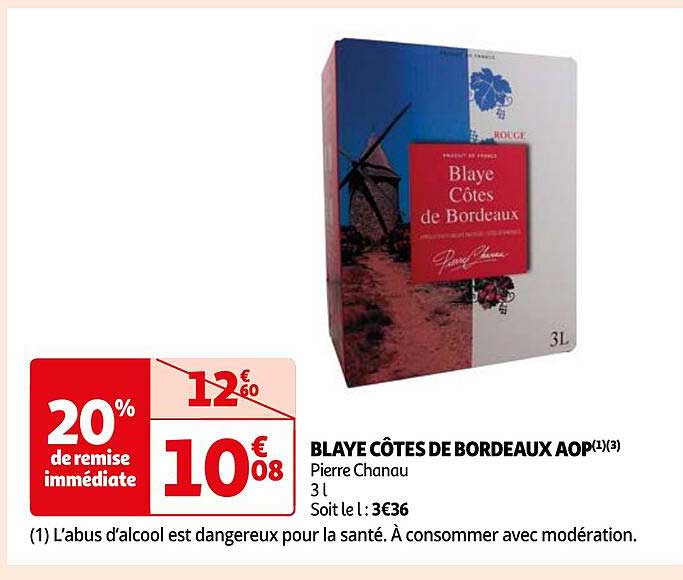 blaye côtes de bordeaux aop pierre chanau