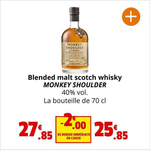 blended malt scotch whisky monkey shoulder
