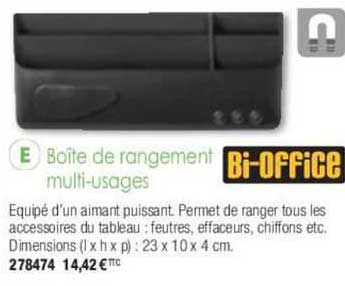 boîte de rangement multi-usages bi-office