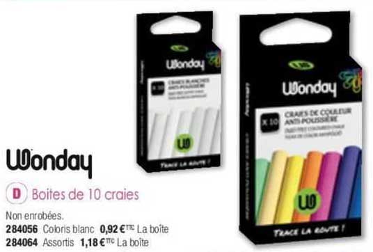 Boîtes De 10 Craies Wonday