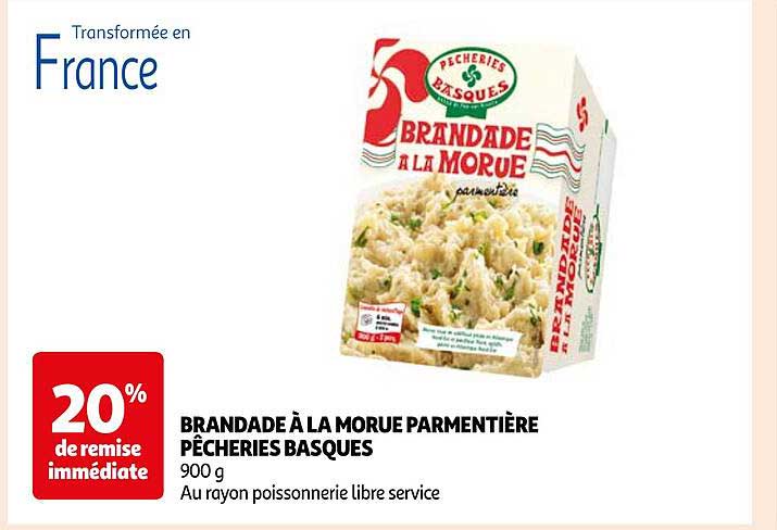 brandade à la morue parmentière pêcheries basques