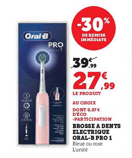 brosse a dents électrique oral-b pro 1