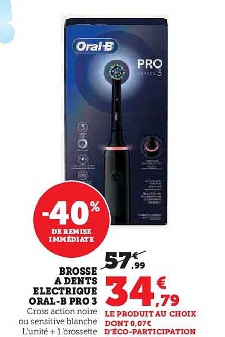 Brosse à Dents électrique Oral-b Pro 3